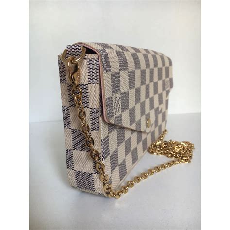 louis vuitton pochette felicie damier azur|authentic louis vuitton damier azur.